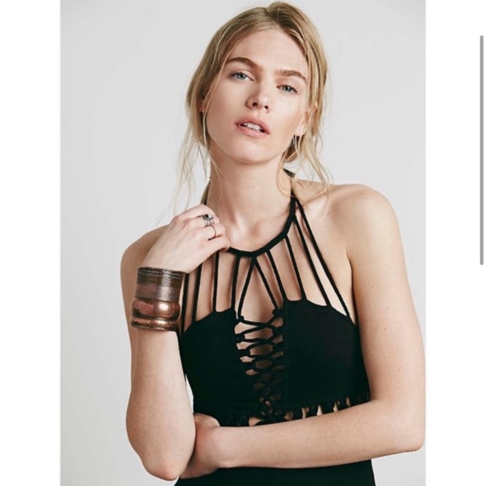Free People Beautiful Strangers Dress - Black - Size Small